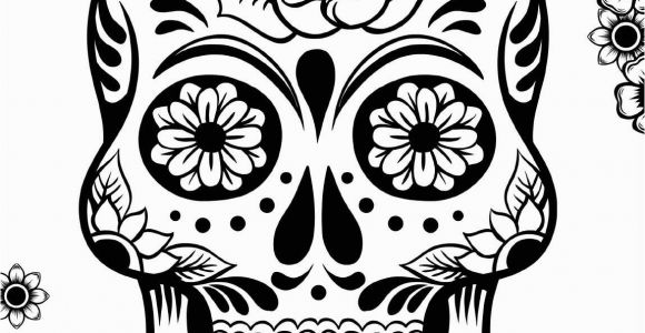 Sugar Skull Coloring Pages for Adults Sugar Skull Coloring Pages Best Coloring Pages for Kids