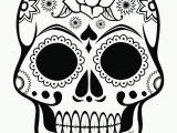 Sugar Skull Coloring Pages for Adults Sugar Skull with Roses Coloring Pages Coloring Home