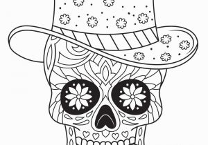 Sugar Skull Coloring Pages for Adults Sugar Skulls Adult Coloring Page