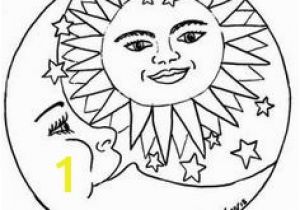 Sun and Moon Coloring Pages 161 Best Sun Moon and Stars Coloring Images On Pinterest