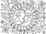 Sun Moon Stars Coloring Page Pin by Muse Printables On Adult Coloring Pages at