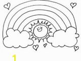Sun with Sunglasses Coloring Page Rainbow Sun Colouring Page Preschool Color Sheets