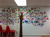 Sunday School Wall Murals Bubble Tree I Painted In My Classroom
