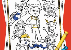 Sunny Day Nick Jr Coloring Pages Paw Patrol Holiday Coloring Pack