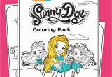 Sunny Day Nick Jr Coloring Pages Sunny Day Coloring Pack Printables Play & Learning