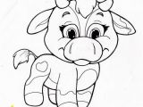 Super Cute Animal Coloring Pages Image Detail for Coloring Page with Cute Cow Cow Line Art Coloring