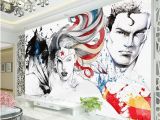 Super Hero Wall Mural Tanie Wonder Woman Batman Justice League 3d Fototapety