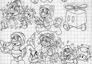 Super Mario 3d World Coloring Pages Ausmalbilder Super Mario 3d World