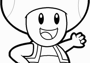 Super Mario Bros toad Coloring Pages toad From Mario Bros Coloring Page