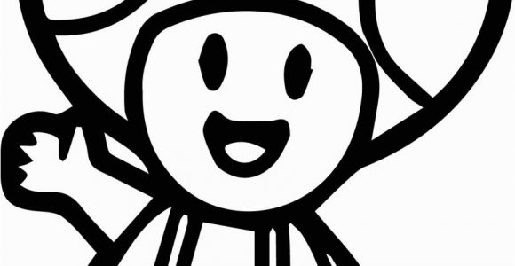 Super Mario Bros toad Coloring Pages toad Mario Drawing at Getdrawings