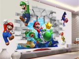 Super Mario Bros Wall Mural Kids Bedroom Decals Dekor