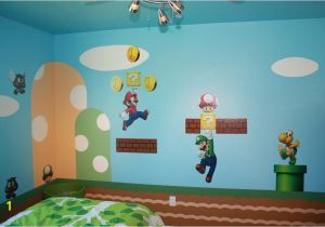 Super Mario Bros Wall Mural Mario Bedroom Varios