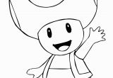 Super Mario Brothers toad Coloring Pages Mario Bros toad Coloring Page