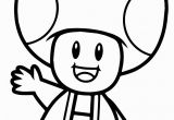 Super Mario Brothers toad Coloring Pages Super Mario Bros toad Coloring Page