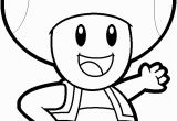 Super Mario Brothers toad Coloring Pages toad From Mario Bros Coloring Page