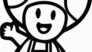 Super Mario Brothers toad Coloring Pages toad Mario Drawing at Getdrawings