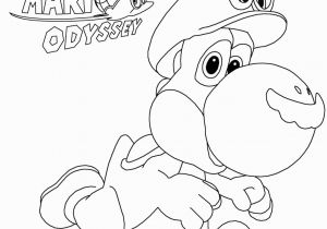 Super Mario Odyssey Coloring Pages to Print Super Mario Odyssey Yoshi Nintendo Coloring Pages Printable