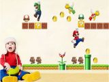 Super Mario Wall Murals Uk Super Mario Kids Room Decor Nursery Wall Sticker Wall Decals Kids Room Mural Full Wall Mural Decals Full Wall Stickers From Raoying8888 $4 4