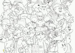 Super Smash Bros Ultimate Characters Coloring Pages Super Smash Brothers Coloring Pages Coloring Home