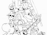 Super Smash Bros Ultimate Characters Coloring Pages Super Smash Brothers Coloring Pages Free Printable