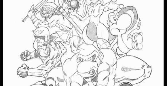 Super Smash Bros Ultimate Coloring Pages Super Smash Bros Coloring Pages