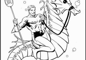 Superdog Coloring Pages Aquaman From Justice League Coloring Page