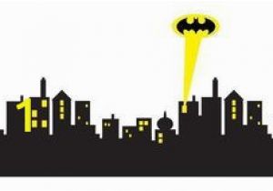 Superhero Cityscape Wall Mural Details About Gotham City Skyline Batman Decal Wall Sticker