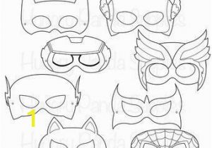 Superhero Mask Coloring Page Superhero Printable Coloring Masks Superhero Mask Hero
