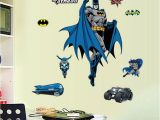 Superhero Wall Mural Stickers wholesale Removable Batman Wall Stickers for Kid Boy Cartoon