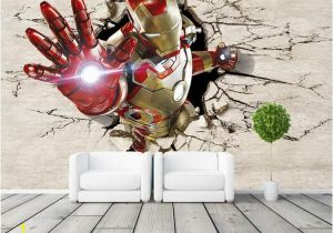 Superhero Wall Murals Uk 3d View Iron Man Wallpaper Giant Wall Murals Cool