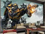 Superhero Wall Murals Wallpaper Transformers Bumblebee Wall Mural Wall Art Wallpaper