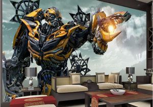 Superhero Wall Murals Wallpaper Transformers Bumblebee Wall Mural Wall Art Wallpaper