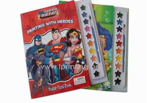 Superman Coloring Book for Sale Hot Sale Children Diy Colouring Painting Book with Dyestuff