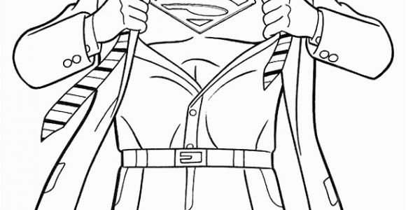 Superman Coloring Pages for Adults Simon Superman Coloring Page