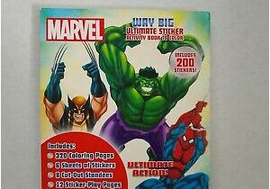 Superman Jumbo Coloring and Activity Book Marvel Way Big Sticker Activity Book Hulk Spider Giant Man Thor Iron Wolverine