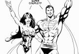 Superman Wonder Woman Coloring Pages Superman Wonderwoman Wedding Drawing Inked ] with Images