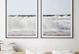 Surf themed Wall Murals Ocean Surf Poster Set 2 Ocean Prints Coastal Decor