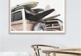 Surf themed Wall Murals Retro Surf Van Print Surf Print Beach Art Print Surf