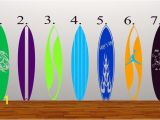 Surf Wall Mural Stickers Surfboards Kids Vinyl Decal Wall Art Wall Mural Graphics for