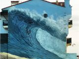 Surf Wave Wall Mural Surf Mural "hossegor" Surfing