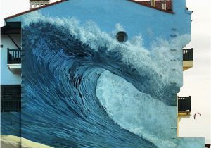 Surf Wave Wall Mural Surf Mural "hossegor" Surfing