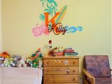 Surfboard Wall Murals Surfboard with Name Wall Decal Baby Palm Tree Vinyl Wall Decals