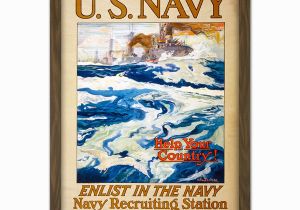 Surfing Wall Murals Posters Amazon Reuterdahl Usa Navy Recruitment Wwi War Advert