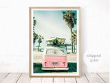 Surfing Wall Murals Posters Surf Art Kombi Van Print Beach Art Beach Print Surf