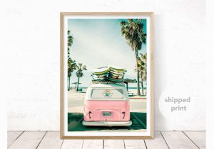 Surfing Wall Murals Posters Surf Art Kombi Van Print Beach Art Beach Print Surf