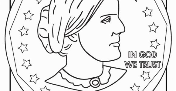 Susan B Anthony Coloring Page Susan B Anthony Coloring Page