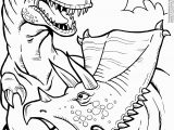 T Rex Coloring Pages Pdf Kleurplaat Printable T Rex and Triceratops Coloring Page