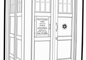 Tardis Printable Coloring Pages Doctor who Tardis Ex B W by Spgk On Deviantart