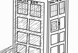 Tardis Printable Coloring Pages the Tardis Coloring Page