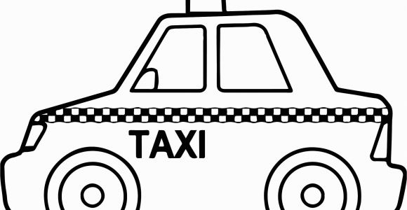 Taxi Coloring Page Awesome Taxi Coloring Page Gallery